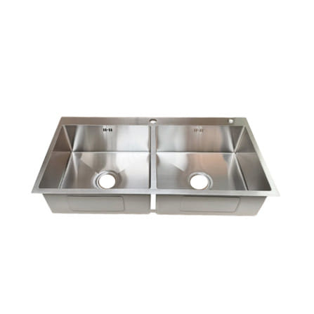 ซิงค์ฝัง 2 หลุม S-FLO P2179  10050DTB เงิน_1