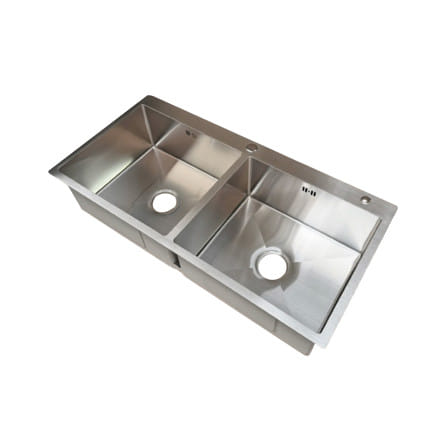 ซิงค์ฝัง 2 หลุม S-FLO P2179  10050DTB เงิน_2