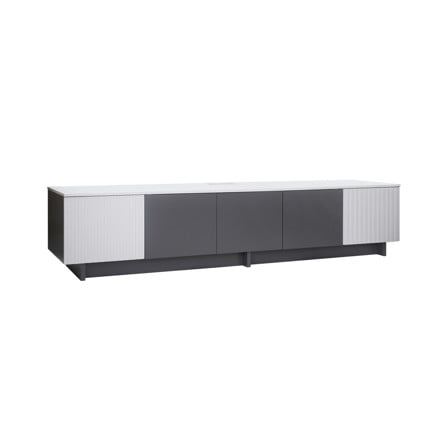ตู้วางทีวี FURDINI VERONA 240 ซม. สีเทา/เทาเข้ม_1