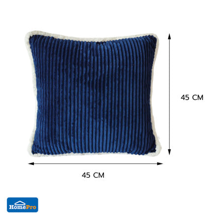 หมอนอิง HOME LIVING STYLE MOJI 18x18 นิ้ว สีน้ำเงิน_5