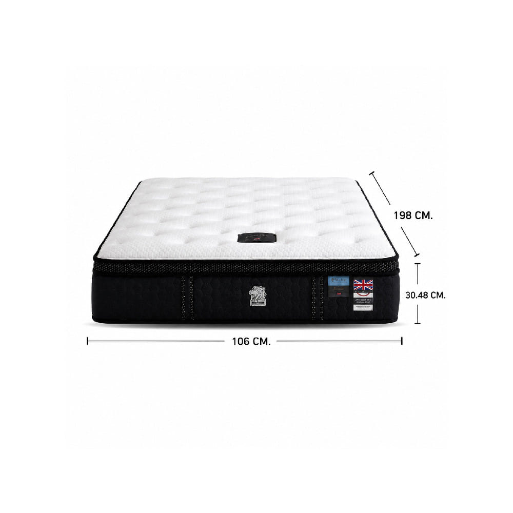 ที่นอนพ็อกเก็ตสปริง 3.5 ฟุต DUNLOPILLO SOVEREIGN (พร้อมชุดเครื่องนอน 7 ชิ้น)