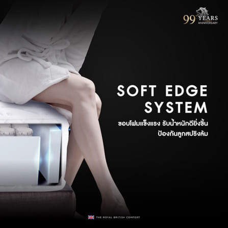 ที่นอนพ็อกเก็ตสปริง 5 ฟุต DUNLOPILLO SOVEREIGN (พร้อมชุดเครื่องนอน 11 ชิ้น)_16