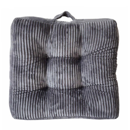 เบาะรองนั่ง HOME LIVING STYLE MOJI 17x17 นิ้ว สีเทา_0
