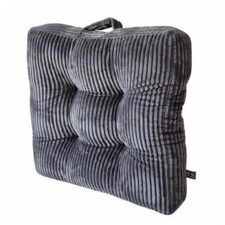 เบาะรองนั่ง HOME LIVING STYLE MOJI 17x17 นิ้ว สีเทา_1