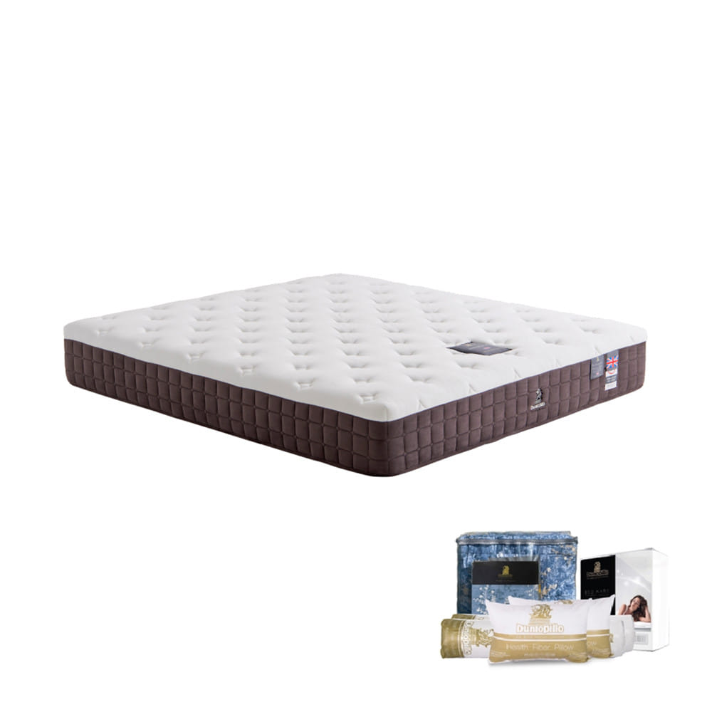 ที่นอนไฮบริด 5 ฟุต DUNLOPILLO FORESTIA III (พร้อมชุดเครื่องนอน 11 ชิ้น)