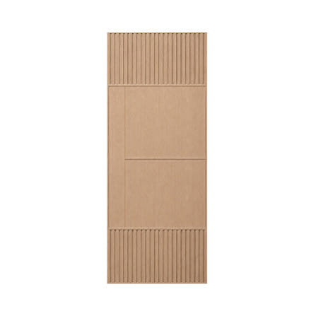 ประตูภายในโพลีสไตรีน ไม่เจาะลูกบิดLINEDEKOR SAND 90x200 ซม. สีบีชด้าน_0