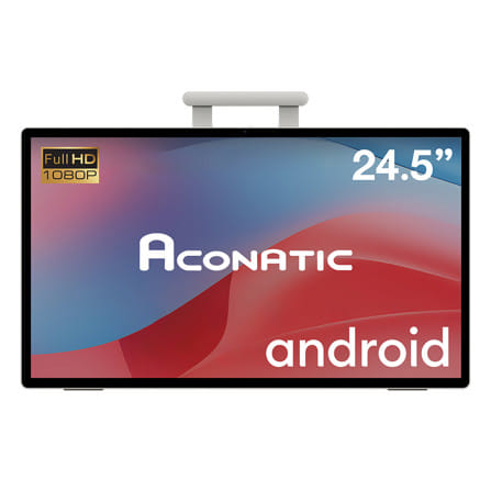 จอมอนิเตอร์ 24.5 นิ้ว ACONATIC 245SMH8000AN PRO สีขาว_0