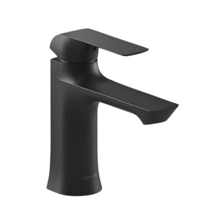 ก๊อกอ่างล้างหน้าผสมเคาน์เตอร์ KOHLER K-33406T-4-BL สีดำด้าน_0