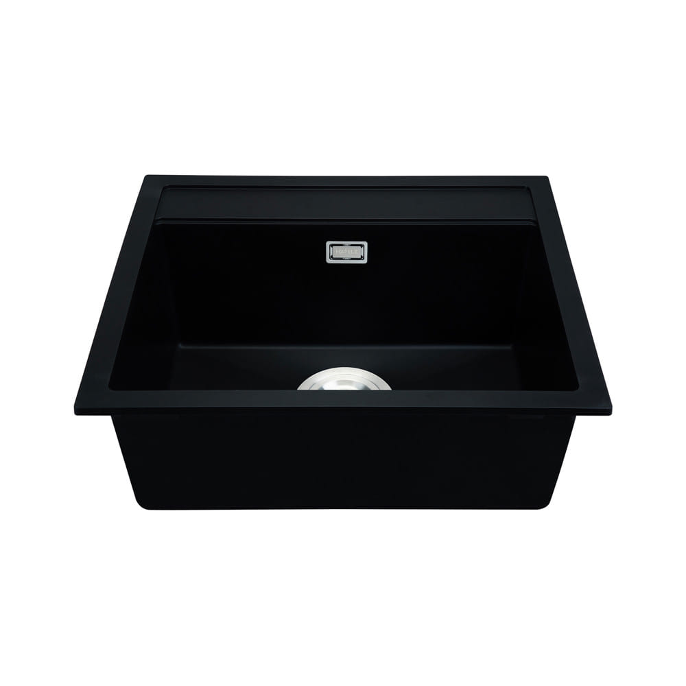 ซิงค์ฝัง 1 หลุม HAFELE STONEQ 495.39.636 สีดำ