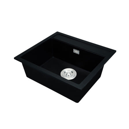ซิงค์ฝัง 1 หลุม HAFELE STONEQ 495.39.636 สีดำ_1