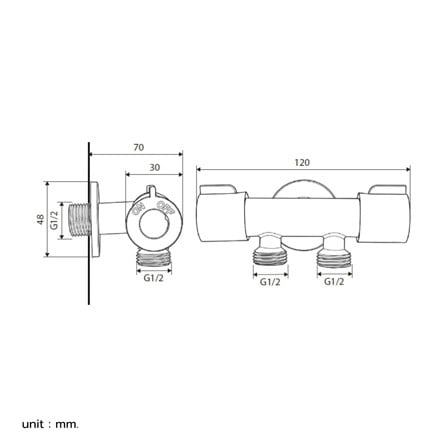 สต๊อปวาล์ว 2 ทาง BEN BN PC-AV-258 สเตนเลส_5