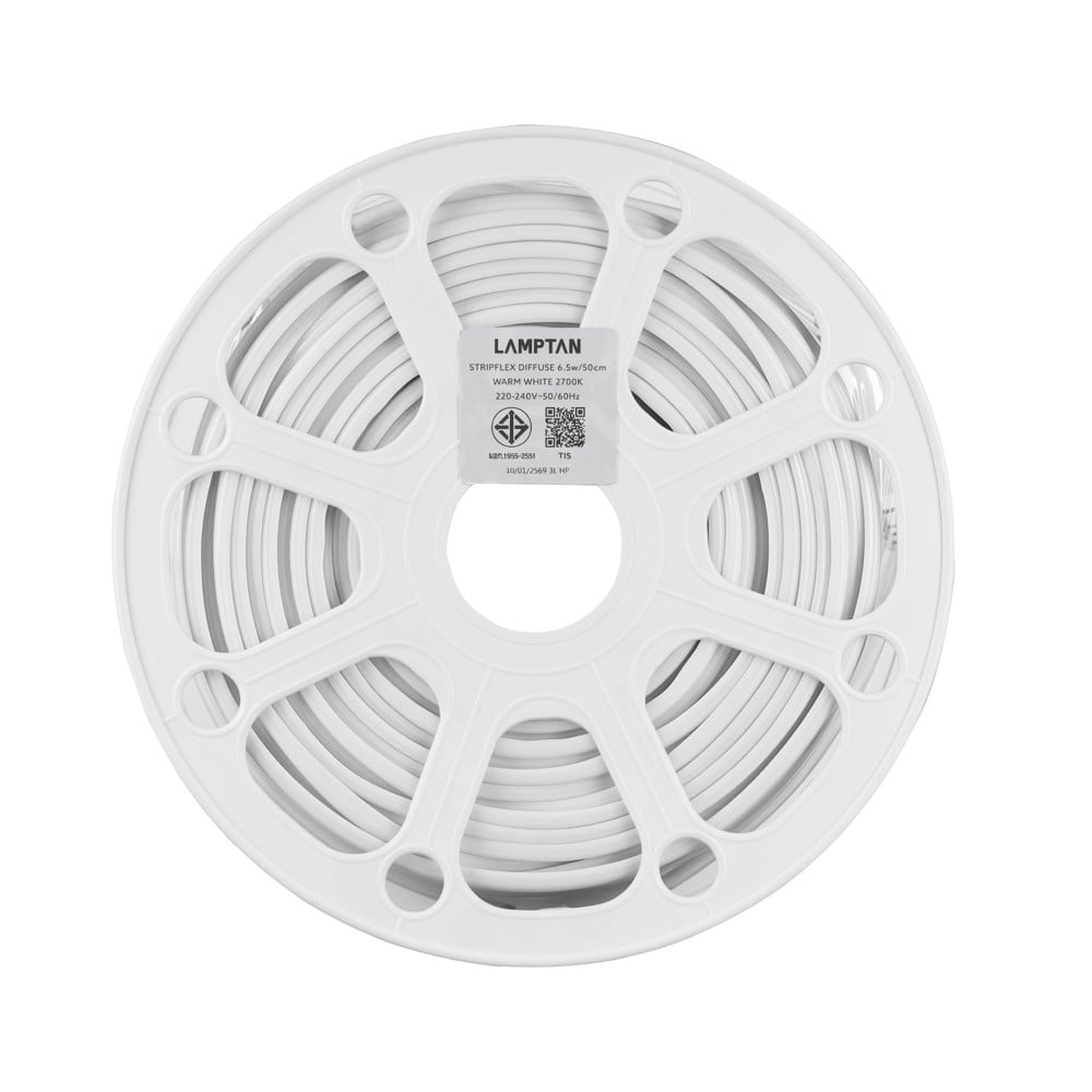 ไฟเส้น LED LAMPTAN STRIPFLEX DIFFUSE 13 วัตต์/เมตร WARM WHITE 50 เมตร