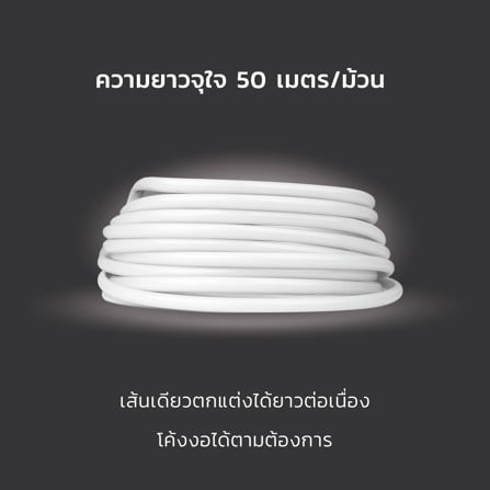 ไฟเส้น LED LAMPTAN STRIPFLEX DIFFUSE 13 วัตต์/เมตร WARM WHITE 50 เมตร_8
