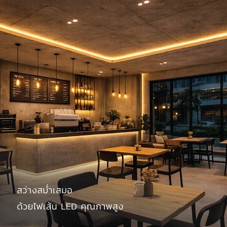 ไฟเส้น LED LAMPTAN STRIPFLEX DIFFUSE 13 วัตต์/เมตร WARM WHITE 50 เมตร_0