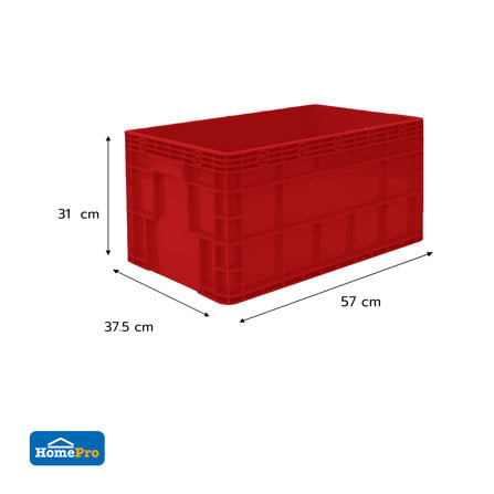 ลังพลาสติก MATALL 2541 สีแดง_2