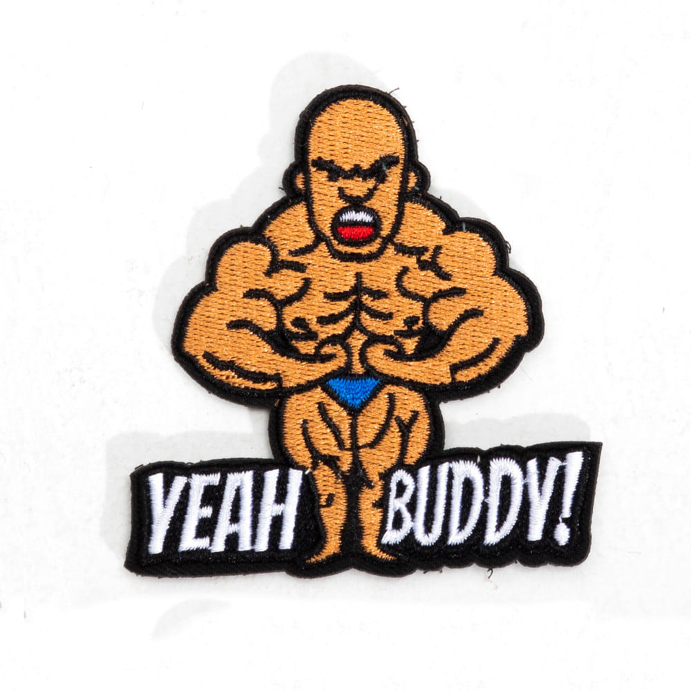 แพทช์ติดกระเป๋า OVCM SERIES นักกล้าม YEAH BUDDY