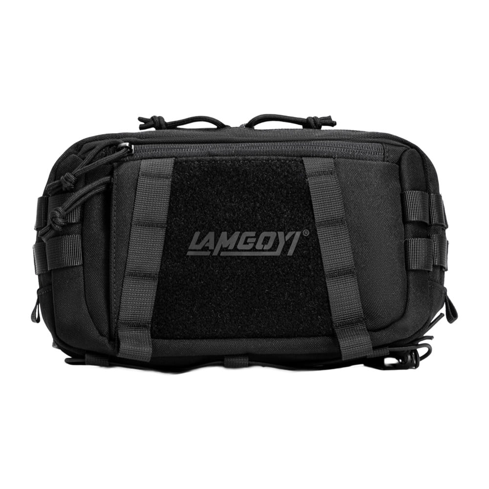 กระเป๋าคาดอก สายฟิตเนส GYM & HYROX LAMGOYI FORCE สีดำ