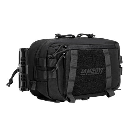 กระเป๋าคาดอก สายฟิตเนส GYM & HYROX LAMGOYI FORCE สีดำ_0