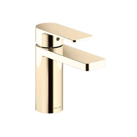 ก๊อกอ่างล้างหน้าเดี่ยวเคาน์เตอร์ KOHLER K-23472T-4CD-AF สีทอง_0
