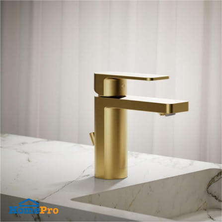 ก๊อกอ่างล้างหน้าเดี่ยวเคาน์เตอร์ KOHLER K-23472T-4CD-AF สีทอง_3