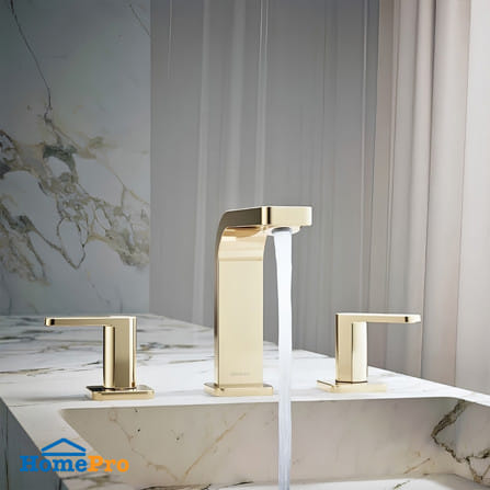 ก๊อกอ่างล้างหน้าผสมเคาน์เตอร์ KOHLER K-23484T-4-AF สีทอง_1