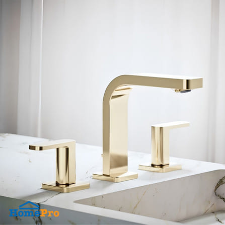 ก๊อกอ่างล้างหน้าผสมเคาน์เตอร์ KOHLER K-23484T-4-AF สีทอง_2