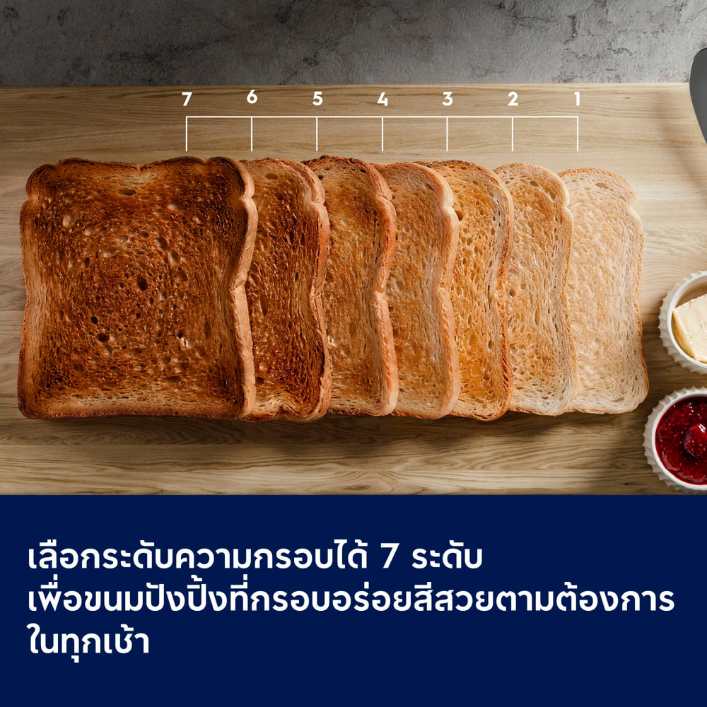 เครื่องปิ้งขนมปัง ELECTROLUX E6TS1-700W
