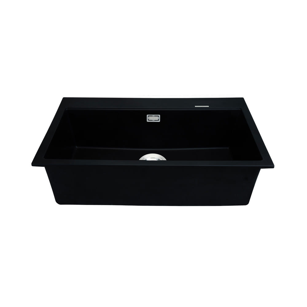 ซิงค์ฝัง 1 หลุม HAFELE STONEQ 495.39.635 สีดำ