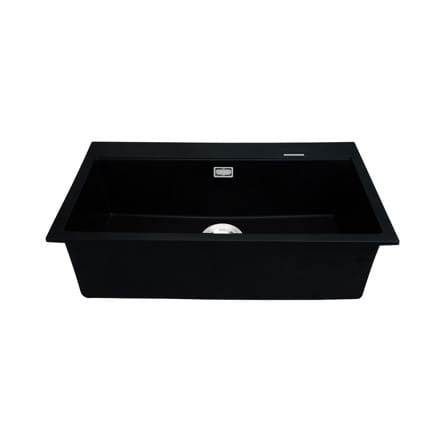 ซิงค์ฝัง 1 หลุม HAFELE STONEQ 495.39.635 สีดำ_2