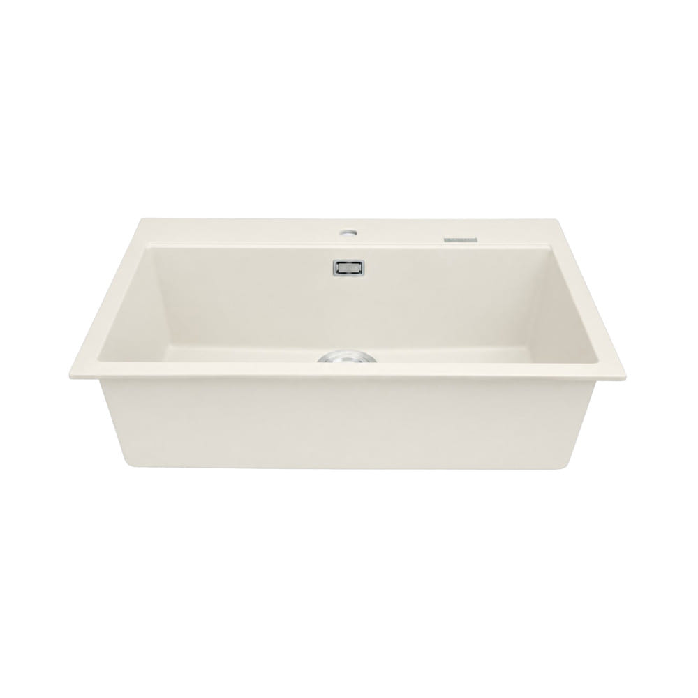 ซิงค์ฝัง 1 หลุม HAFELE STONEQ 495.39.640 สีเบจ