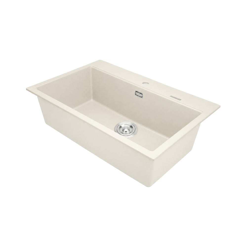 ซิงค์ฝัง 1 หลุม HAFELE STONEQ 495.39.640 สีเบจ