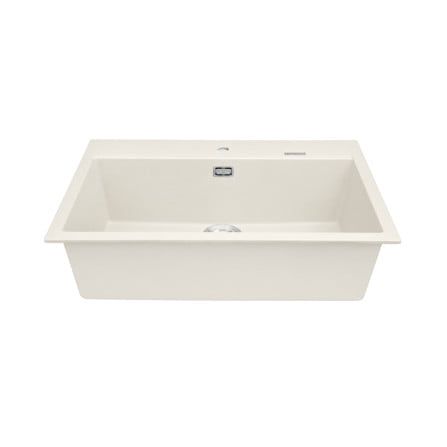ซิงค์ฝัง 1 หลุม HAFELE STONEQ 495.39.640 สีขาว_1