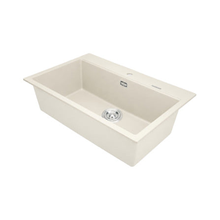 ซิงค์ฝัง 1 หลุม HAFELE STONEQ 495.39.640 สีขาว_2