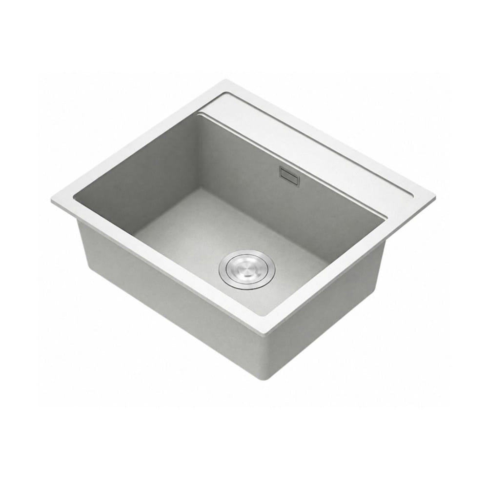 ซิงค์ฝัง 1 หลุม HAFELE STONEQ 495.39.641 สีขาว