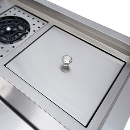 ซิงค์ฝัง 1 หลุม มีถังขยะในตัว AXIA EXPERTISE 10050 DB SV สีเงิน_2