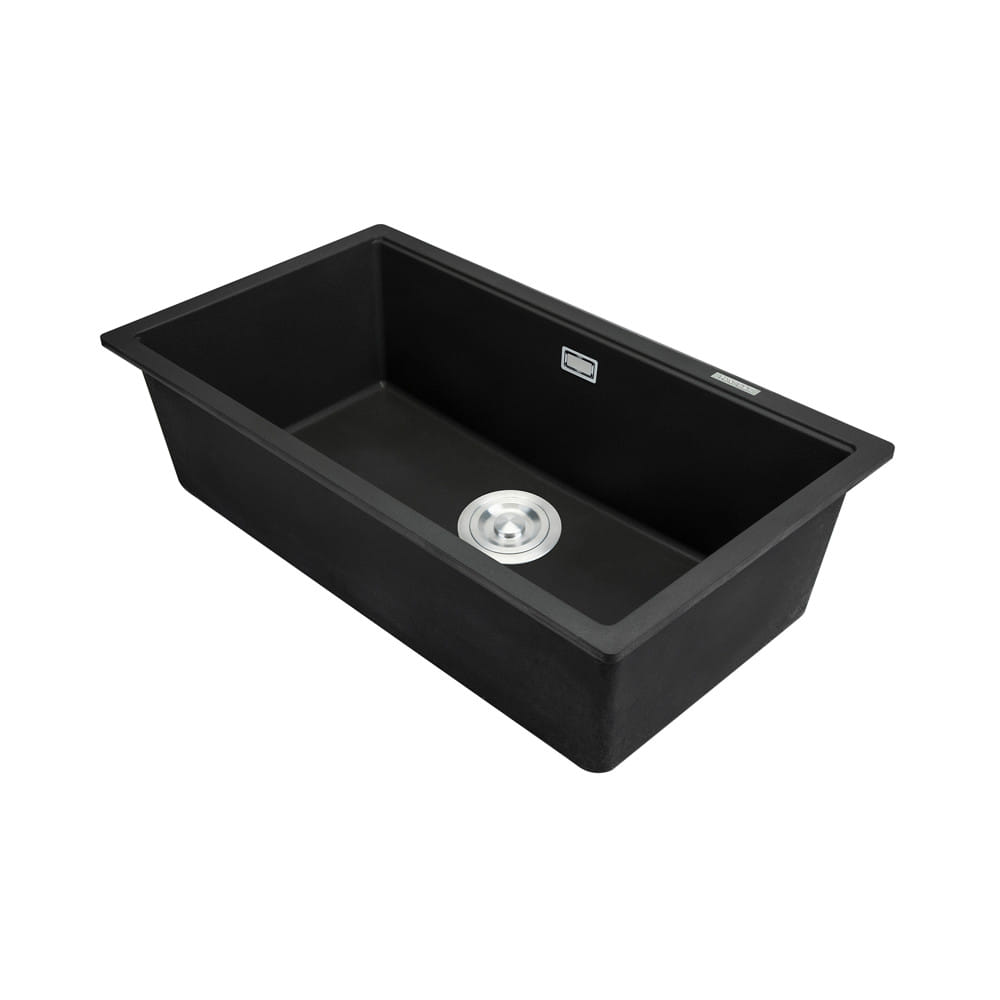ซิงค์ฝัง 1 หลุม HAFELE STONEQ 495.39.634 สีดำ