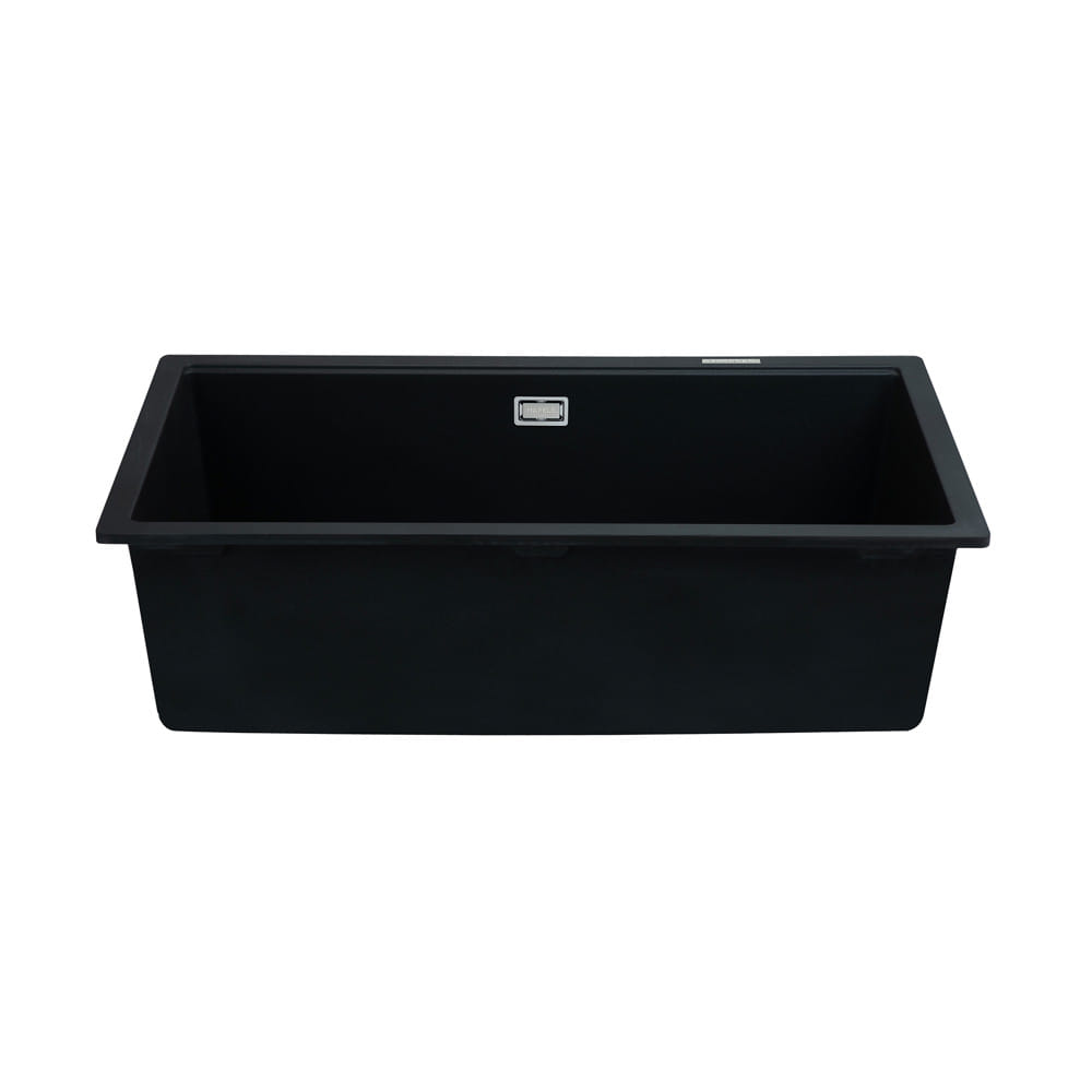 ซิงค์ฝัง 1 หลุม HAFELE STONEQ 495.39.634 สีดำ