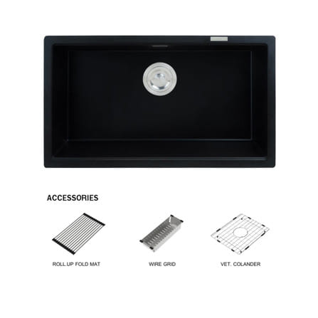 ซิงค์ฝัง 1 หลุม HAFELE STONEQ 495.39.484 สีถ่าน_0