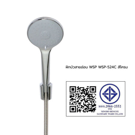 ชุดฝักบัวสายอ่อน 3 ระดับ WSP WSP-524C สีโครม_9