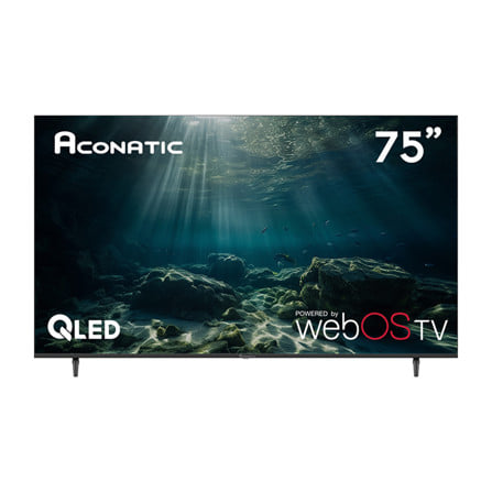 ทีวีคิวแอลอีดี 75 นิ้ว ACONATIC (4K, QLED, WEB OS) 75QSB340AN_0
