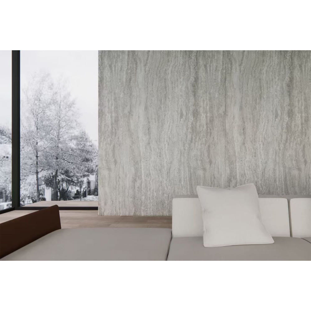 แผ่นตกแต่งผนัง FLEXI TILES DURAGRES 60x120ซม. ทราเวอทีน ไวท์