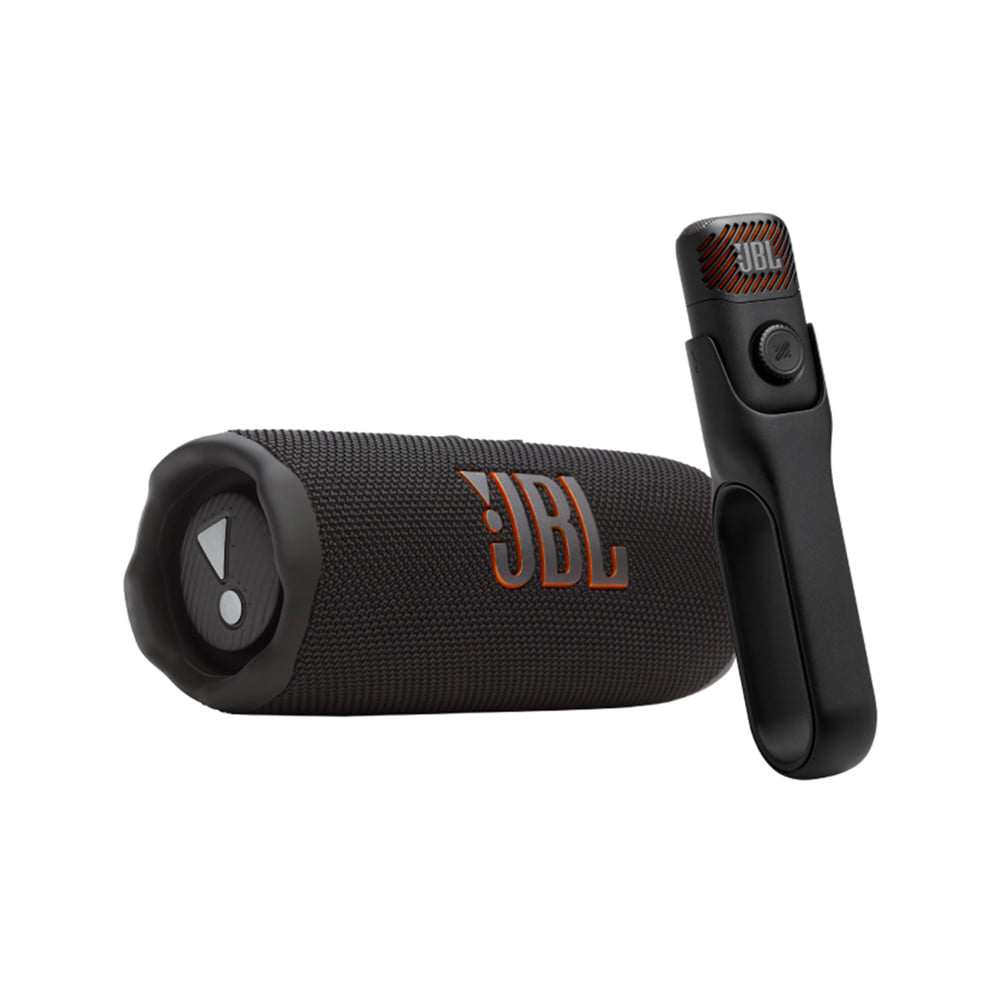 ชุดลำโพงพกพาพร้อมไมค์ JBL SING&GO สีดำ