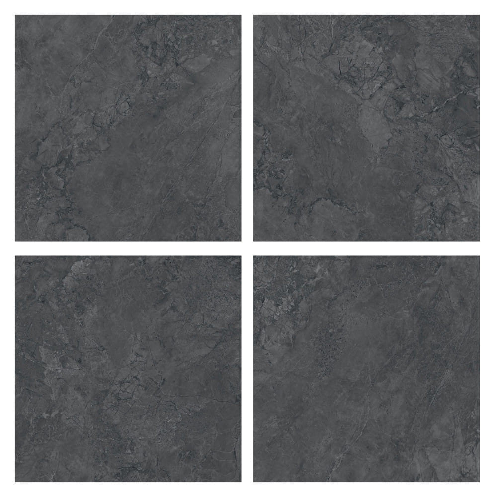 กระเบื้องพื้นพอร์ซเลน 60x60 ซม. DURAGRES แกนซ่า แบล็ค A 1.44 ตร.ม.