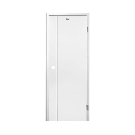 ชุดประตูห้องน้ำพร้อมวงกบ UPVC เจาะลูกบิด ASARA A811 70x180 ซม. สีขาว_0
