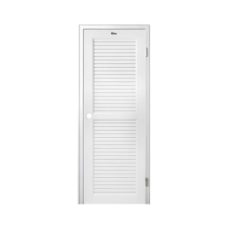 ชุดประตูห้องน้ำพร้อมวงกบ UPVC เจาะลูกบิด ASARA S937 70x180 ซม. สีขาว_0