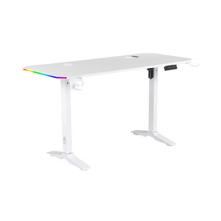 โต๊ะเกมมิ่งปรับระดับไฟฟ้า EGA TYPE GD14 140 ซม. สีขาว_0