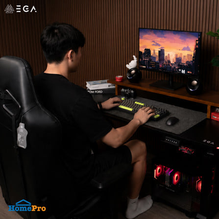 โต๊ะเกมมิ่งปรับระดับไฟฟ้า EGA TYPE GD14 140 ซม. สีดำ_3