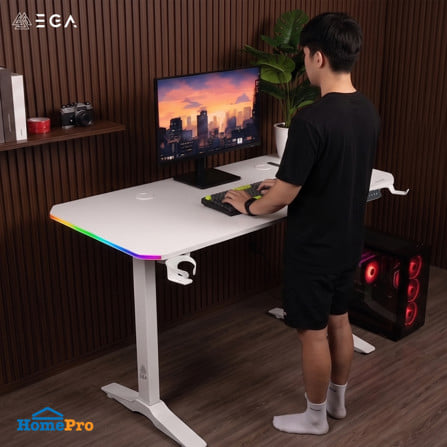 โต๊ะเกมมิ่งปรับระดับไฟฟ้า EGA TYPE GD14 140 ซม. สีดำ_4