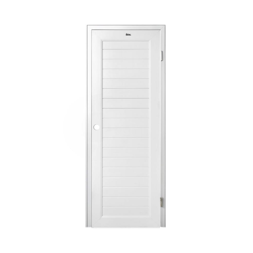 ชุดประตูห้องน้ำพร้อมวงกบ UPVC เจาะลูกบิด ASARA S931 70x180 ซม. สีขาว