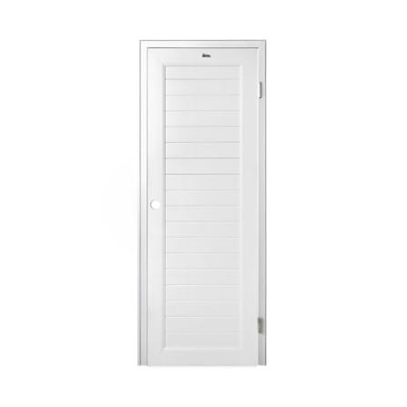 ชุดประตูห้องน้ำพร้อมวงกบ UPVC เจาะลูกบิด ASARA S931 70x180 ซม. สีขาว_0